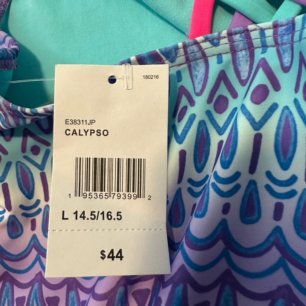 Zeroxposur Girls Calypso 3 Piece Tankini/Cover Up Short Set NWT Size L 14.5/16.5 - Picture 7 of 10